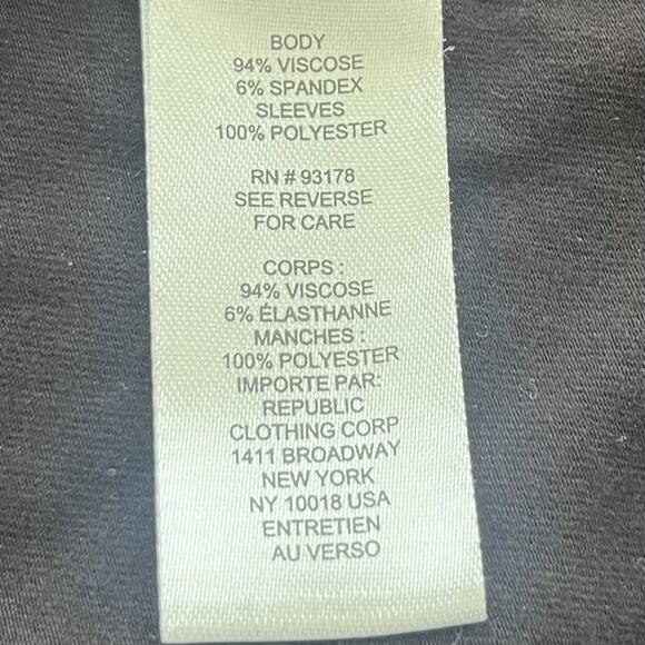 Tahari Women’s Sheer‎ Long Sleeve Pullover Blouse Top Size 1X - Picture 4 of 6